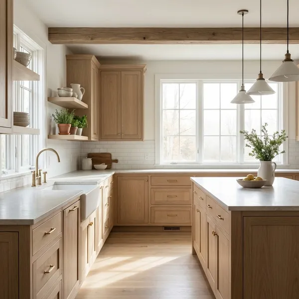 madison-kitchen-shaker-white-oak - Madison AL custom cabinets